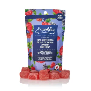 Sour Jamberry 10pk Hemp Delta-9:CBN Gummies - 100mg THC, 100mg CBN